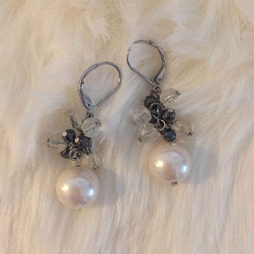 Express Pearl Drop Earrings